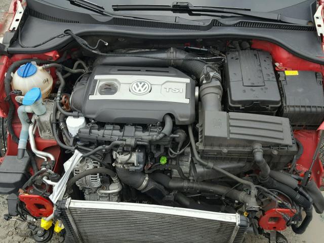 WVWHD7AJ0CW210459 - 2012 VOLKSWAGEN GTI RED photo 7