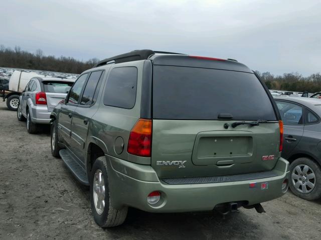 1GKES16S846137161 - 2004 GMC ENVOY XL GREEN photo 3