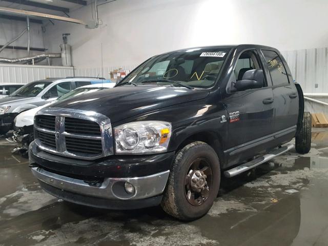 3D7KR28A77G788441 - 2007 DODGE RAM 2500 S BLACK photo 2