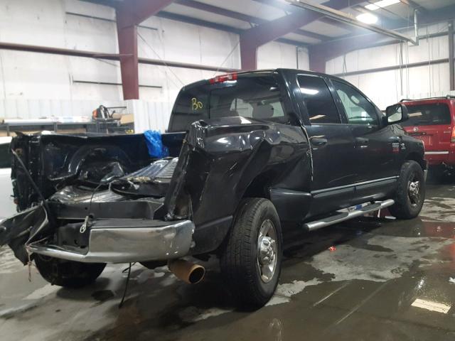 3D7KR28A77G788441 - 2007 DODGE RAM 2500 S BLACK photo 4