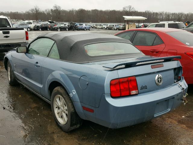 1ZVFT84N465229201 - 2006 FORD MUSTANG BLUE photo 3