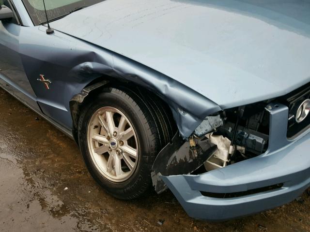 1ZVFT84N465229201 - 2006 FORD MUSTANG BLUE photo 9