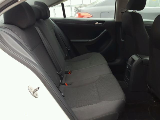 3VW1K7AJ4EM323094 - 2014 VOLKSWAGEN JETTA BASE Սպիտակ լուսանկար 6