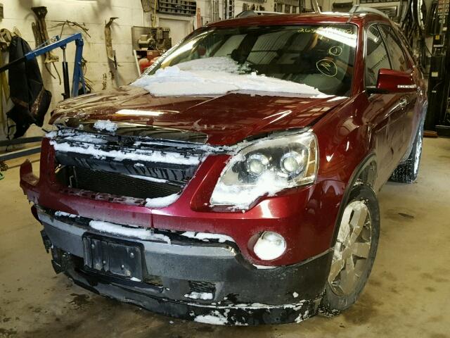 1GKKVRED2BJ131751 - 2011 GMC ACADIA SLT მუქწითელი ფოტო 2