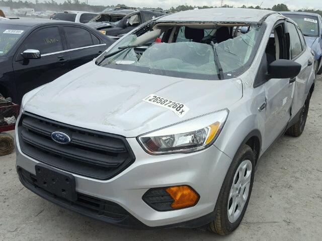 1FMCU0F7XHUC33941 - 2017 FORD ESCAPE S SILVER photo 2