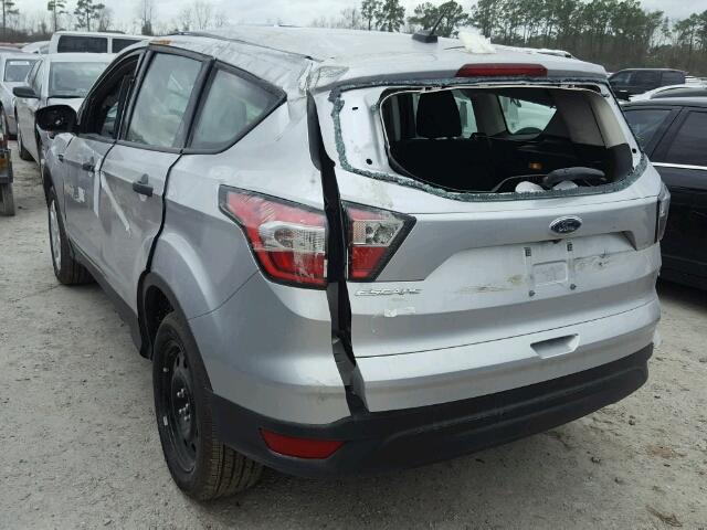 1FMCU0F7XHUC33941 - 2017 FORD ESCAPE S SILVER photo 3