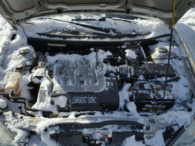 1ZWHT61L525625305 - 2002 MERCURY COUGAR V6 SILVER photo 7