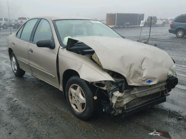 1G1JC524827430709 - 2002 CHEVROLET CAVALIER B TAN photo 1