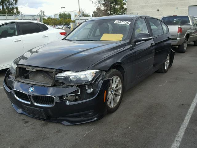 WBA8E1G56GNT37195 - 2016 BMW 320 I BLACK photo 2