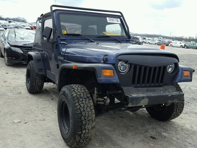 1J4FY29P7VP537567 - 1997 JEEP WRANGLER / BLUE photo 1