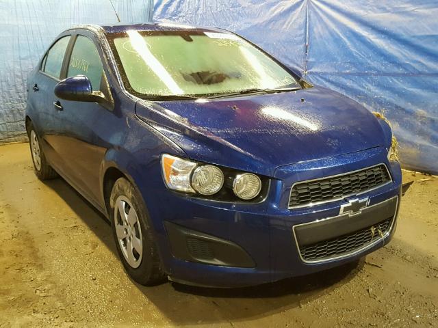 1G1JA5SG3E4117587 - 2014 CHEVROLET SONIC LS BLUE photo 1