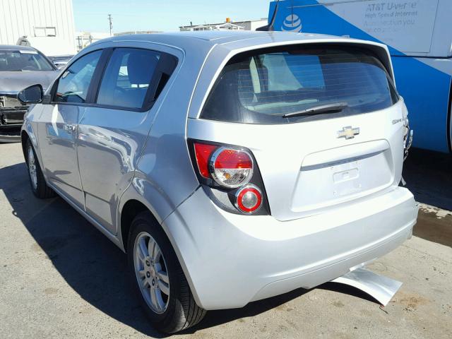 1G1JA6SH0C4113489 - 2012 CHEVROLET SONIC LS 银色 照片 3