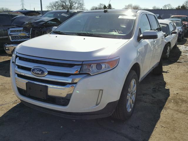 2FMDK4KC0CBA76312 - 2012 FORD EDGE LIMIT WHITE photo 2