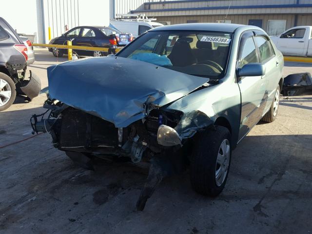 2T1BR32E26C596378 - 2006 TOYOTA COROLLA CE GREEN photo 2