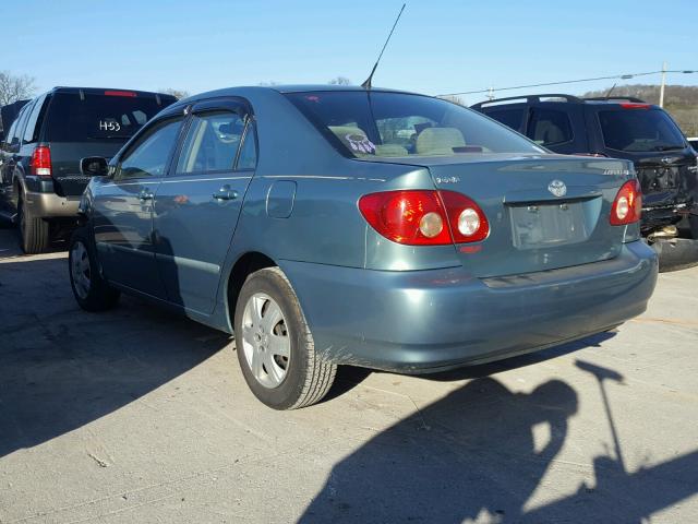 2T1BR32E26C596378 - 2006 TOYOTA COROLLA CE GREEN photo 3