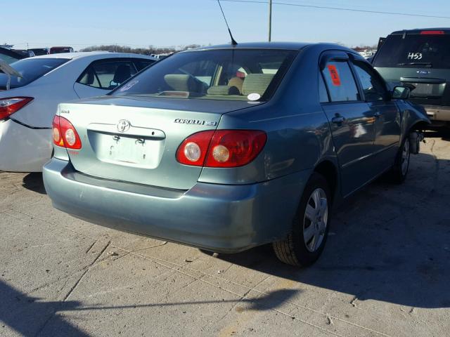 2T1BR32E26C596378 - 2006 TOYOTA COROLLA CE GREEN photo 4