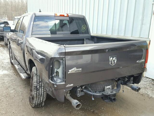 1C6RR7LT6FS707295 - 2015 RAM 1500 SLT GRAY photo 3