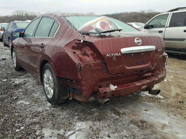 1N4AL2AP3BC157533 - 2011 NISSAN ALTIMA BAS BURGUNDY photo 3