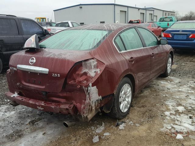 1N4AL2AP3BC157533 - 2011 NISSAN ALTIMA BAS BURGUNDY photo 4