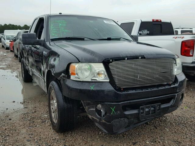 1FTRX12W28FB76616 - 2008 FORD F150 BLACK photo 1