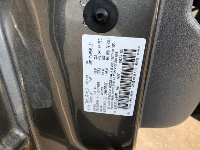 3D7KS29D27G767798 - 2007 DODGE RAM 2500 GRAY photo 10