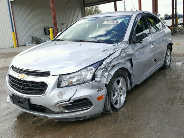 1G1PE5SB5G7174118 - 2016 CHEVROLET CRUZE LIMI SILVER photo 2