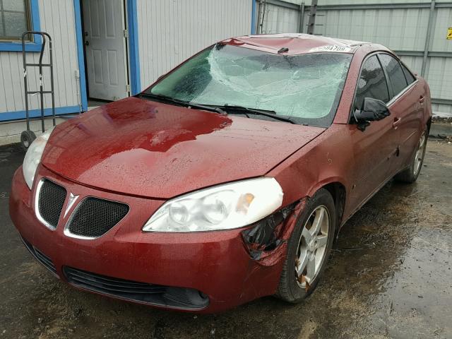 1G2ZH57N994165067 - 2009 PONTIAC G6 GT MAROON photo 2