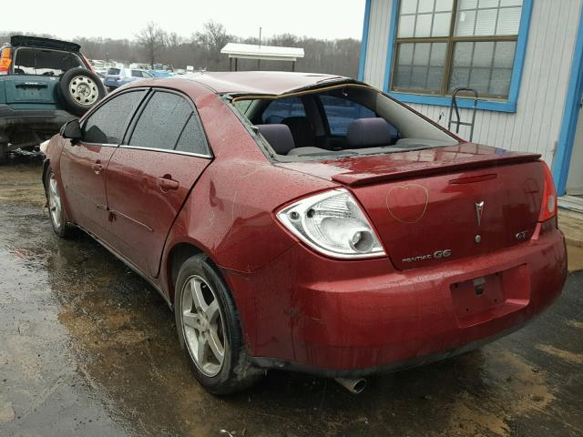 1G2ZH57N994165067 - 2009 PONTIAC G6 GT MAROON photo 3