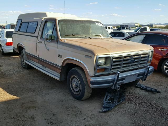 1FTEF15H4GPB91562 - 1986 FORD F150 TAN photo 1