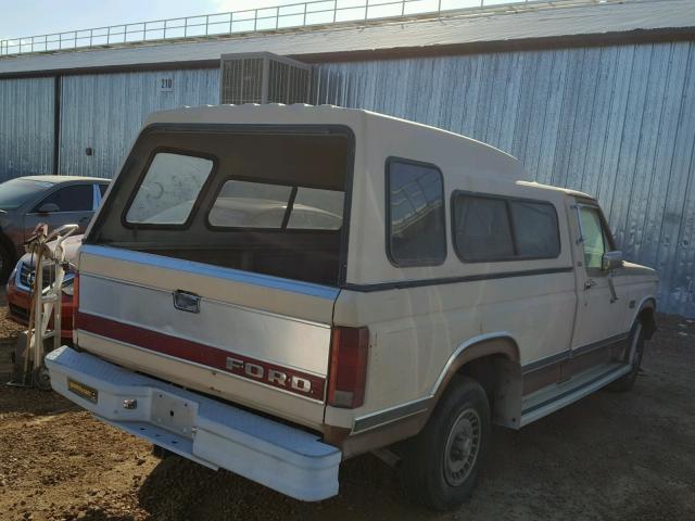 1FTEF15H4GPB91562 - 1986 FORD F150 TAN photo 4