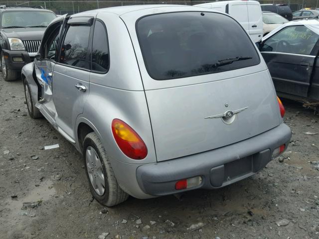 3C4FY4BBX1T666389 - 2001 CHRYSLER PT CRUISER GRAY photo 3