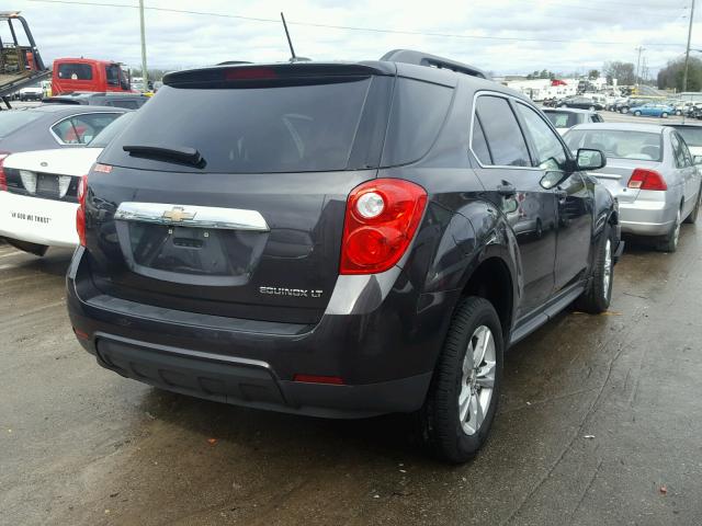 2GNALBEK8F6383100 - 2015 CHEVROLET EQUINOX LT GRAY photo 4