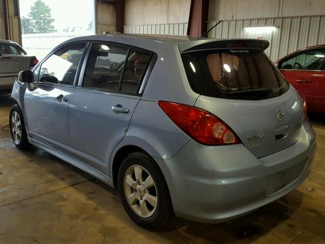 3N1BC1CP2AL357332 - 2010 NISSAN VERSA S BLUE photo 3