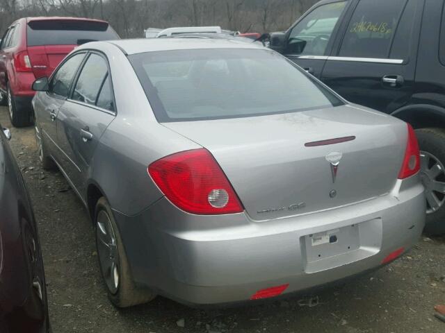 1G2ZG57B984241183 - 2008 PONTIAC G6 BASE SILVER photo 3