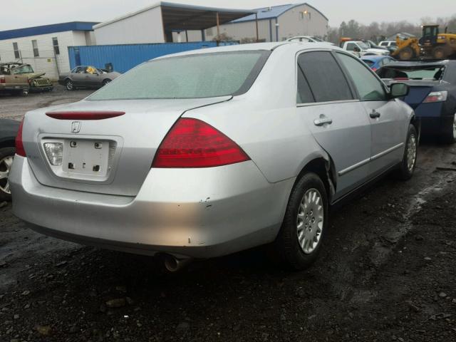 1HGCM56116A112146 - 2006 HONDA ACCORD VAL SILVER photo 4