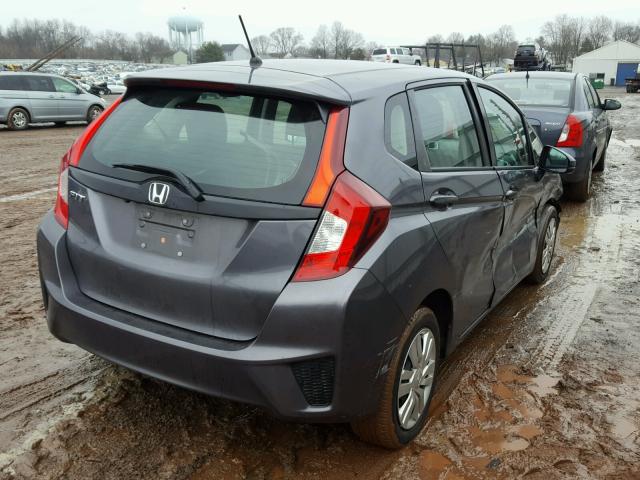 3HGGK5H53GM703056 - 2016 HONDA FIT LX GRAY photo 4