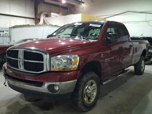 1D7KS28C06J163642 - 2006 DODGE RAM 2500 S Qırmızı foto 2