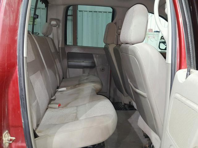 1D7KS28C06J163642 - 2006 DODGE RAM 2500 S Qırmızı foto 6