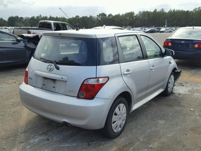 JTKKT624160137663 - 2006 TOYOTA SCION XA SILVER photo 4