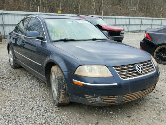 WVWAD63B45E049513 - 2005 VOLKSWAGEN PASSAT GLS BLUE photo 1