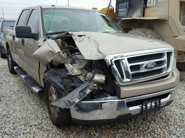 1FTRW12WX8KE98298 - 2008 FORD F150 SUPER GOLD photo 1