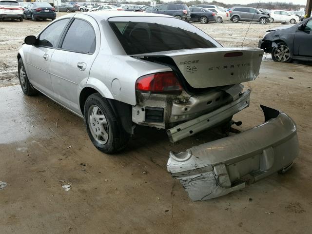 1B3EL46X35N593406 - 2005 DODGE STRATUS SILVER photo 3