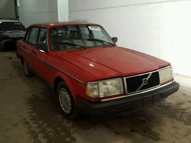 YV1AA8846M1452987 - 1991 VOLVO 240 RED photo 1