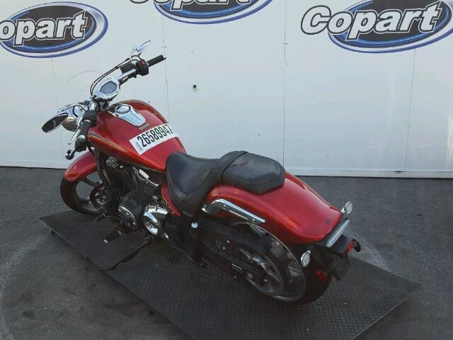 JYAVP33YXFA001143 - 2015 YAMAHA XVS1300 CU RED photo 3