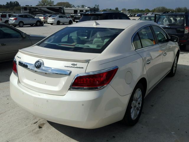 1G4GC5ER6DF136903 - 2013 BUICK LACROSSE WHITE photo 4