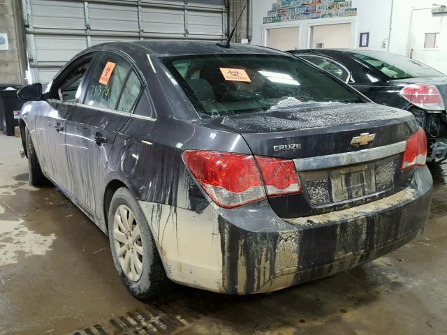 1G1PC5SH6B7158464 - 2011 CHEVROLET CRUZE LS GRAY photo 3