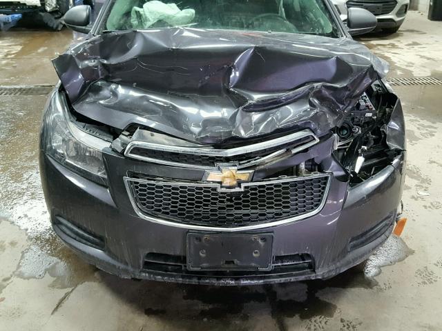 1G1PC5SH6B7158464 - 2011 CHEVROLET CRUZE LS GRAY photo 7