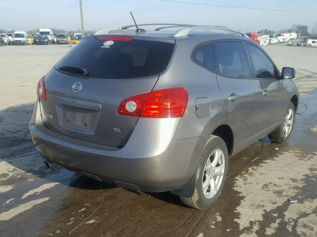 JN8AS58T69W057182 - 2009 NISSAN ROGUE S GRAY photo 4