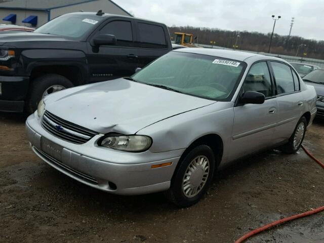 1G1ND52J51M663273 - 2001 CHEVROLET MALIBU SILVER photo 2