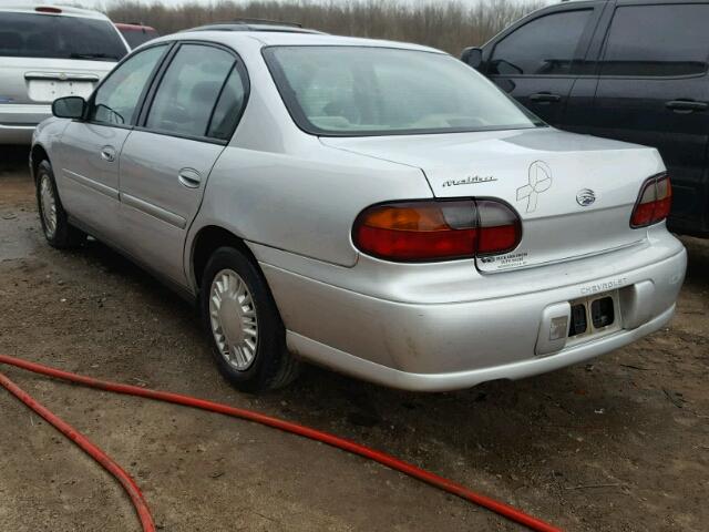 1G1ND52J51M663273 - 2001 CHEVROLET MALIBU SILVER photo 3